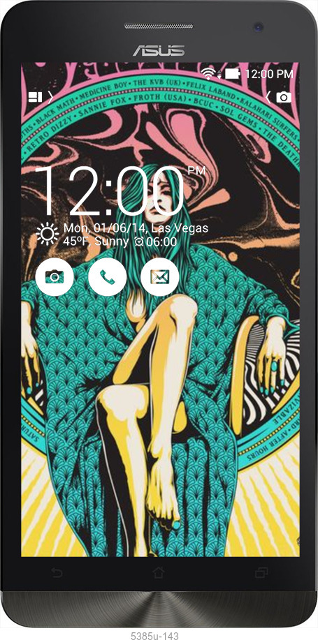 Силиконовый чехол № 5385 для Asus ZenFone 6 A600CG - 5385u-143 изображение 