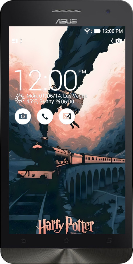 Силиконовый чехол Гарри Поттер для Asus ZenFone 6 A600CG - 6331u-143 изображение 