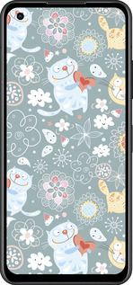 Силиконовый чехол Котята v3 для Asus Zenfone 9 - 1223u-2842 изображение 