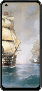 Силиконовый чехол Айвазовский. Корабли для Asus Zenfone 9 - 160u-2842 изображение 