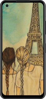 Силіконовий чехол Дівчата в Парижі для Asus Zenfone 9 - 3980u-2842 изображение 