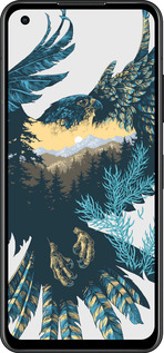 Силиконовый чехол Арт-орел на фоне природы для Asus Zenfone 9 - 3983u-2842 изображение 
