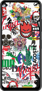 Силіконовий чехол Many different logos для Asus Zenfone 9 - 4022u-2842 изображение 