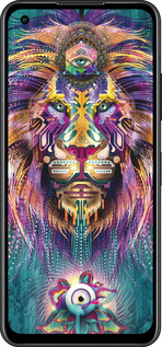 Силиконовый чехол Люминесцентный лев для Asus Zenfone 9 - 4037u-2842 изображение 