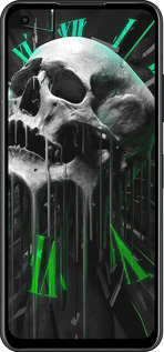 Силіконовий чехол Череп-годинник для Asus Zenfone 9 - 4100u-2842 изображение 