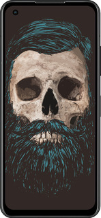 Силиконовый чехол Череп с бородой для Asus Zenfone 9 - 4102u-2842 изображение 