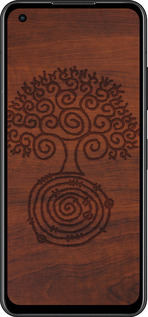 Силиконовый чехол Узор дерева для Asus Zenfone 9 - 4119u-2842 изображение 