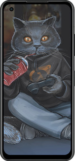 Силіконовий чехол gamer cat для Asus Zenfone 9 - 4140u-2842 изображение 