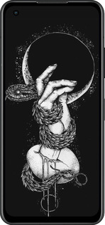 Силиконовый чехол Змея в руке для Asus Zenfone 9 - 4149u-2842 изображение 