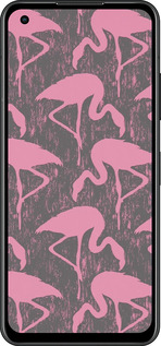 Силиконовый чехол Vintage-Flamingos для Asus Zenfone 9 - 4171u-2842 изображение 