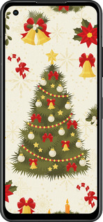 Силиконовый чехол Новогодняя елка для Asus Zenfone 9 - 4198u-2842 изображение 