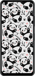 Силіконовий чехол Панди для Asus Zenfone 9 - 4318u-2842 изображение 