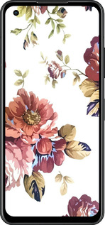 Силиконовый чехол Vintage flowers для Asus Zenfone 9 - 4333u-2842 изображение 