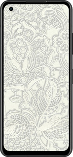 Силиконовый чехол Белое кружево для Asus Zenfone 9 - 4383u-2842 изображение 