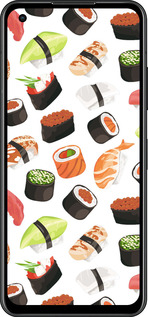 Силиконовый чехол Суши для Asus Zenfone 9 - 4404u-2842 изображение 