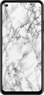 Силиконовый чехол Мрамор белый для Asus Zenfone 9 - 4480u-2842 изображение 