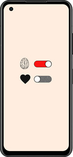 Силиконовый чехол Любовь и ум для Asus Zenfone 9 - 4553u-2842 изображение 