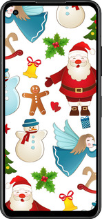 Силиконовый чехол Новогодний 1 для Asus Zenfone 9 - 4614u-2842 изображение 