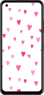 Силиконовый чехол Сердечки 2 для Asus Zenfone 9 - 4763u-2842 изображение 