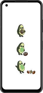 Силиконовый чехол Авокадо 1 для Asus Zenfone 9 - 4857u-2842 изображение 