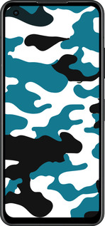 Силиконовый чехол Камуфляж прозрачный фон для Asus Zenfone 9 - 4877u-2842 изображение 