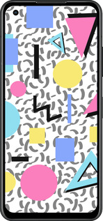 Силиконовый чехол Color shapes для Asus Zenfone 9 - 4893u-2842 изображение 