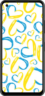 Силиконовый чехол Сердца UA для Asus Zenfone 9 - 5292u-2842 изображение 