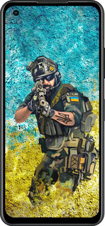 Силиконовый чехол Воин ЗСУ для Asus Zenfone 9 - 5311u-2842 изображение 