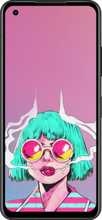 Силиконовый чехол Поп арт девушка для Asus Zenfone 9 - 5378u-2842 изображение 