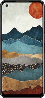 Силиконовый чехол Закат горы для Asus Zenfone 9 - 5434u-2842 изображение 