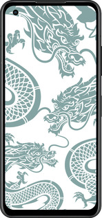 Силиконовый чехол Дракон для Asus Zenfone 9 - 5476u-2842 изображение 