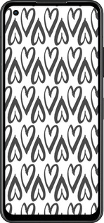 Силиконовый чехол Сердца v2 для Asus Zenfone 9 - 5497u-2842 изображение 