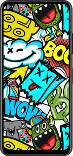 Силиконовый чехол Стикеры v4 для Asus Zenfone 9 - 5508u-2842 изображение 