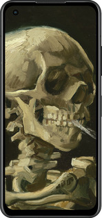 Силиконовый чехол Винсент Ван Гог. Череп для Asus Zenfone 9 - 5544u-2842 изображение 