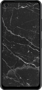 Силиконовый чехол Черный мрамор v2 для Asus Zenfone 9 - 5568u-2842 изображение 