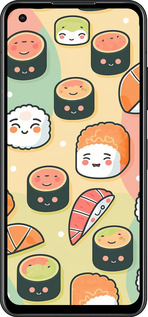 Силіконовий чехол Суші патерн для Asus Zenfone 9 - 5583u-2842 изображение 