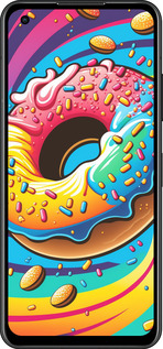 Силіконовий чехол Пончик веселка для Asus Zenfone 9 - 5584u-2842 изображение 