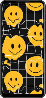 Силиконовый чехол Смайлы v3 для Asus Zenfone 9 - 5623u-2842 изображение 