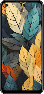 Силиконовый чехол Кольорове листя для Asus Zenfone 9 - 5644u-2842 изображение 