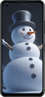 Силиконовый чехол Снеговик для Asus Zenfone 9 - 5826u-2842 изображение 