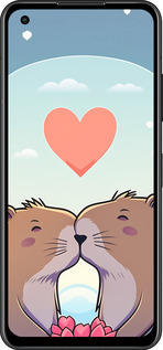 Силиконовый чехол Капибара любовь для Asus Zenfone 9 - 6027u-2842 изображение 