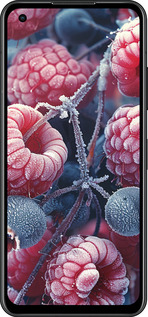 Силиконовый чехол Морозные ягоды для Asus Zenfone 9 - 6033u-2842 изображение 