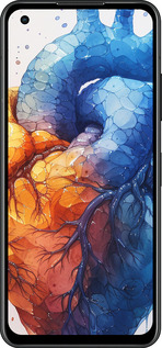 Силиконовый чехол Арт-сердце для Asus Zenfone 9 - 6034u-2842 изображение 