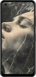 Силиконовый чехол Мраморная женщина для Asus Zenfone 9 - 6040u-2842 изображение 