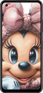 Силиконовый чехол Минни Маус с бантиком для Asus Zenfone 9 - 6055u-2842 изображение 