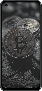 Силіконовий чехол Black Bitcoin для Asus Zenfone 9 - 6090u-2842 изображение 