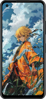 Силиконовый чехол Zenitsu Agatsuma для Asus Zenfone 9 - 6117u-2842 изображение 