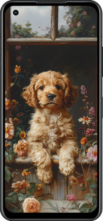 Силиконовый чехол Щенок cocker spaniel для Asus Zenfone 9 - 6136u-2842 изображение 