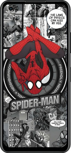 Силиконовый чехол Человек паук для Asus Zenfone 9 - 6279u-2842 изображение 