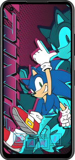 Силиконовый чехол Соник для Asus Zenfone 9 - 6284u-2842 изображение 